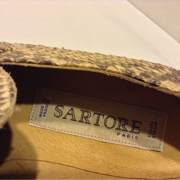 New Sartore Paris Vintage Python Skin Ankle Boots 5.5 Made in France - Picture 5 of 10